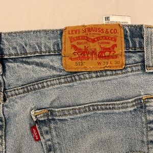 LEVI'S 512, W32 L30, Light Blue, Washed, PC9-28833-0155